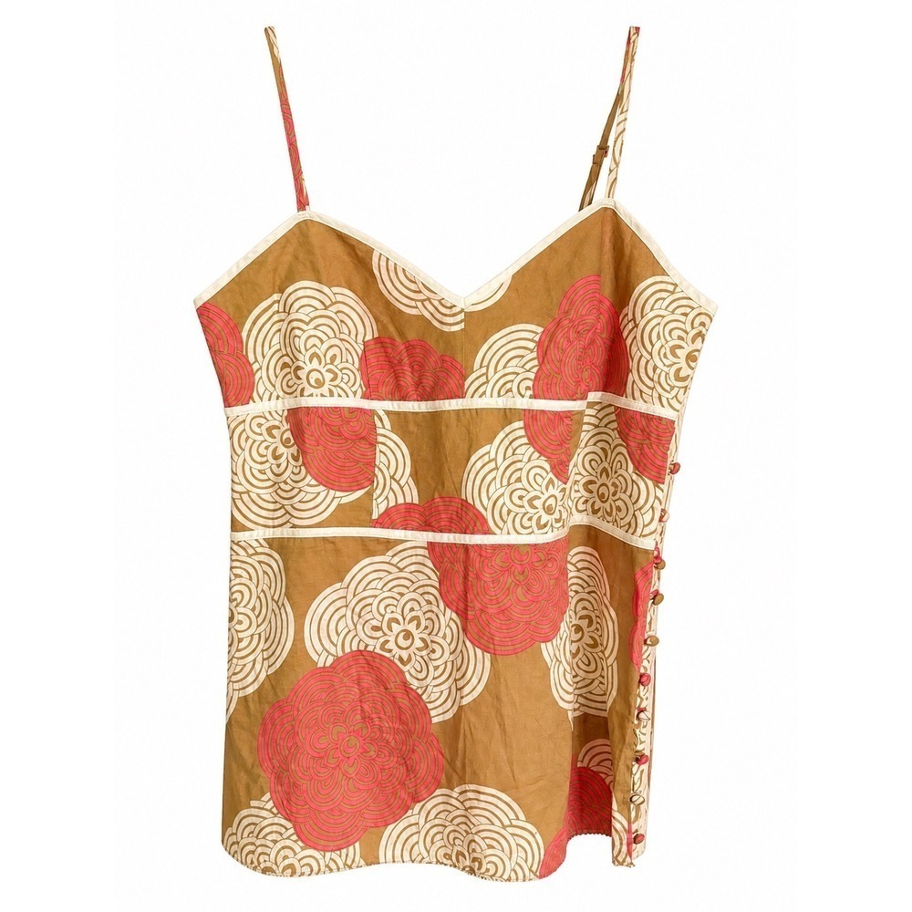 Express Design Studio NWT Pink Cotton Tank Top Medium Adjustable Straps NWT